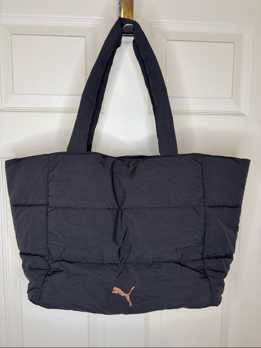 Puma Plush Tote 2.0 Black/Rose Gold